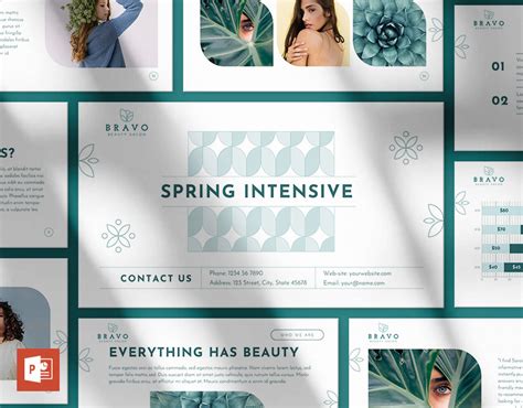 Beauty Salon Powerpoint Presentation Template Behance