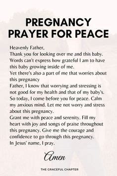 Important Prayers For Pregnant Women The Graceful Chapter