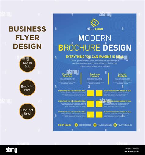 Corporate Business Flyer Template Design Template Vector Design For