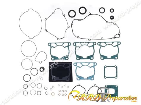 Complete Engine Gasket Kit With Oil Seals Pieces Athena For Gas