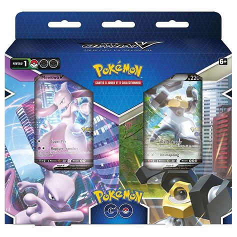 TCG Pokémon Bundle Mewtwo V vs Melmetal V Battle Deck SWSH10 5 Pokémon GO