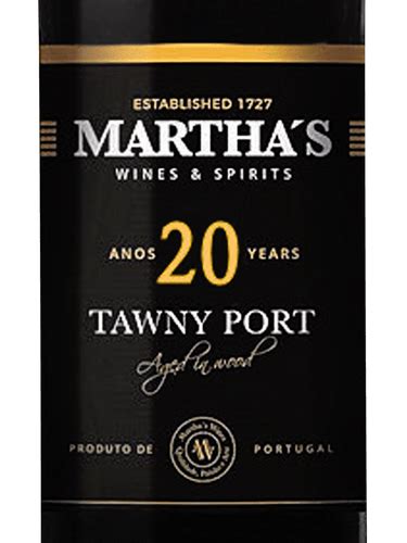 N V Martha S 20 Years Old Tawny Port Vivino US