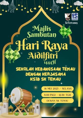 BUKU PROGRAM HARI RAYA AIDILFITRI SK Temau 2023 NOOR AZAMIMI Flip PDF