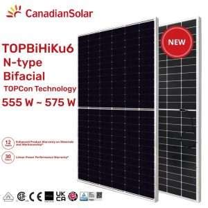 Canadian TOPCon Bificial Canadian Solar Panel Importer In Pakistan