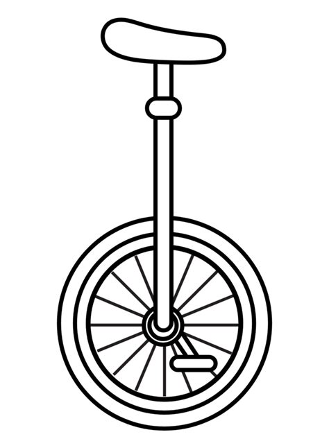 Unicycle Coloring Pages Printable For Free Download