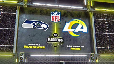 Los Angeles Rams Vs Seattle Seahawks Week Simulation Nfl