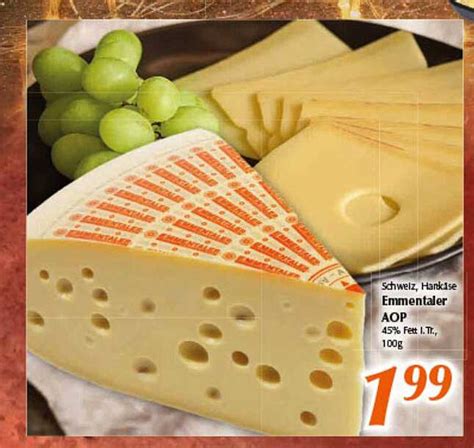 Schweiz Hartkäse Emmentaler Aop Angebot bei Inkoop 1Prospekte de