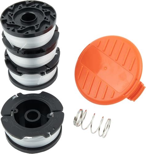 FUBESK Grass Trimmer Spool Replacement Parts For Black And Decker Cap