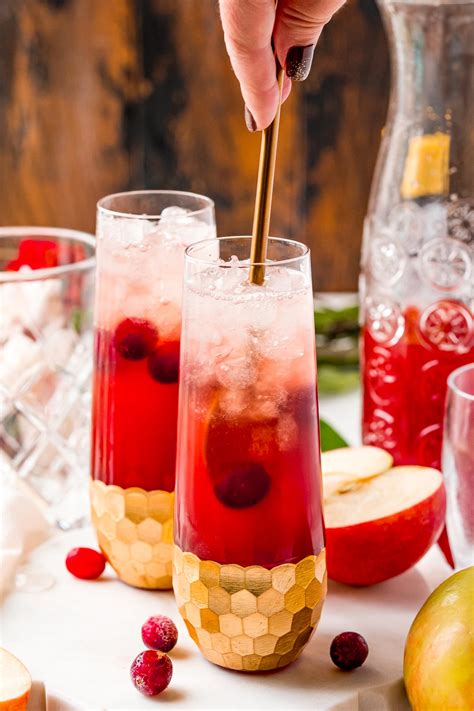 Cranberry Apple Cider Punch Non Alcoholic Sugar And Soul