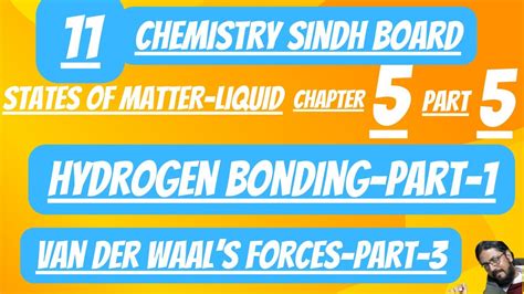 Hydrogen Bonding Hydrogen Bonding Class 11 Hydrogen Bonding Bsc 1st Year Hydrogen Bonding