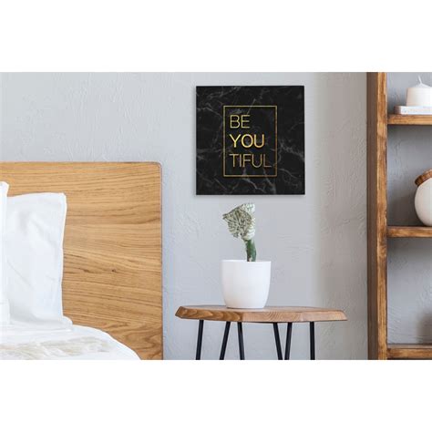 Muchowow Tableau Sur Toile Citations Motivation Or Marbre