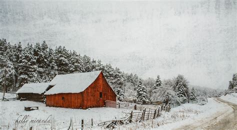 Winter Barn Scenes Wallpapers 4k Hd Winter Barn Scenes Backgrounds