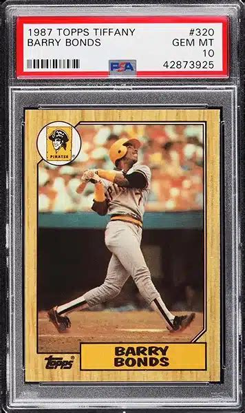 Best Barry Bonds Rookie Cards Values Prices