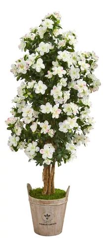 59 Pulgadas Azalea Artificial Farmhouse Planter Silk Tr Envío Gratis