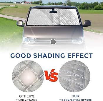 Internal Thermal Blind Window Cover Set For Vw T Sunshade Off