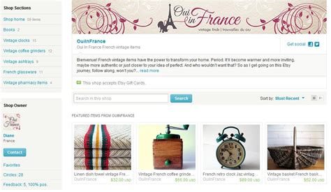 My French Vintage Etsy Shop Is Open For Business