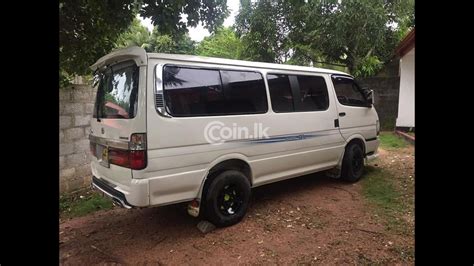 Vehicles Van Buses Lorries Toyota Hiace Dolphin 1999 For Sale In Sri Lanka