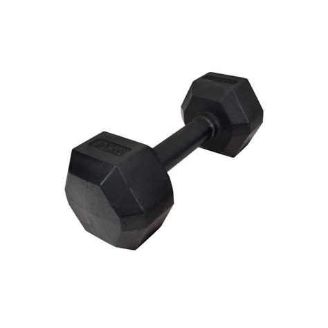 Шестоъгълна чугунена гира, Черен, 10 кг - eMAG.bg
