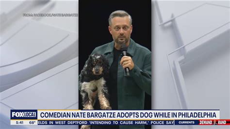 Comedian Nate Bargatze adopts dog during stop in Philadelphia | FOX 29 ...