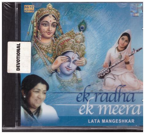 Ek Radha Ek Meera Bhajans By Lata Mangeshkar Cd Ebay