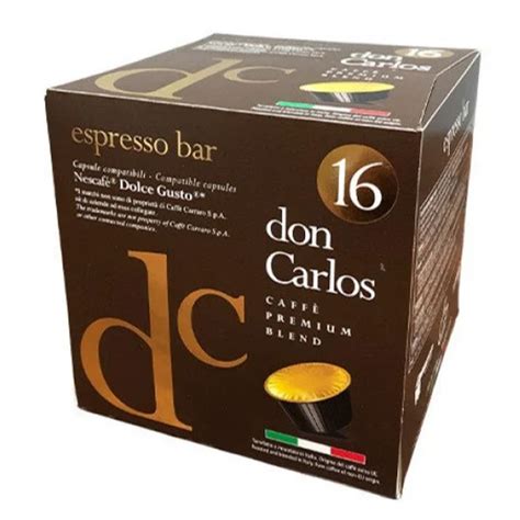 Кофе в капсулах Carraro Don Carlos Espresso Bar Dolce Gusto 16 шт