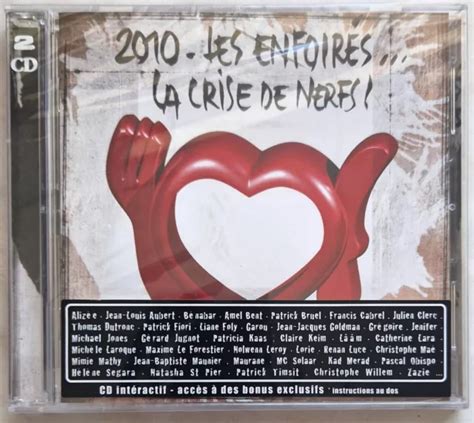 2010 LES ENFOIRES LA CRISE DE NERFS COMPILATION 2 X CD NEUF