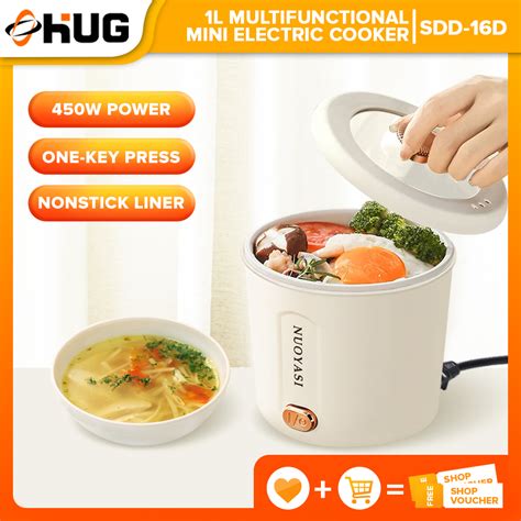 Multifunctional L Mini Electric Hot Pot Cooker Ceramic Inner Pot Nonstick Frying Cooker Sdd D