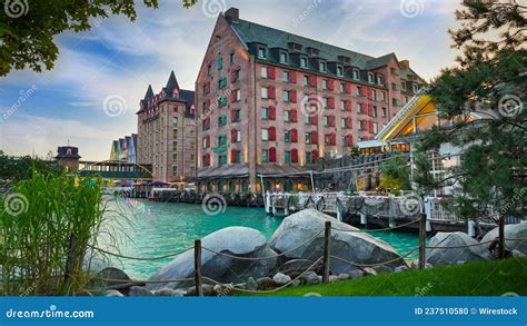 Rust Germany View Of Thematic Hotel Kronasar In Europapark The