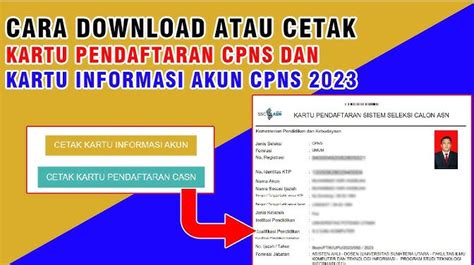 Kapan Bisa Cetak Kartu Ujian CPNS Dan PPPK 2023