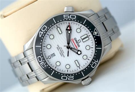 Omega Seamaster 42mm Watch - White Face & Black Bezel Co-Axial... for ...