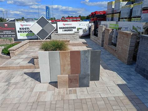 Palisada Betonowa 100 Cm IMPARI Grafit Taras Schody KURIER Turek