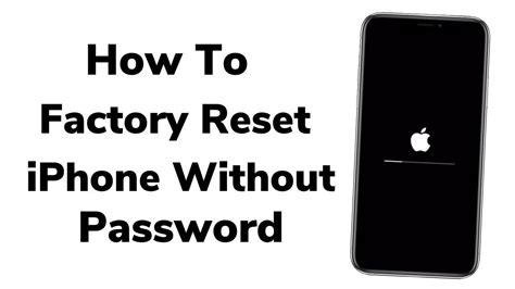 How To Factory Reset Iphone Without Password IPhone Unlock 2023 YouTube