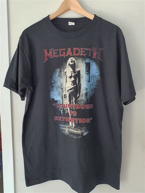 Megadeth T Shirt Vintage Look Retro T Shirt L Size 21 Etsy