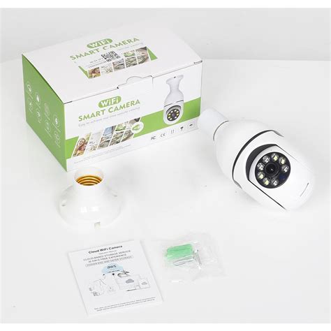 V Pro Bulb Ptz Camera Auto Tracking Night Vision P Wireless Cctv