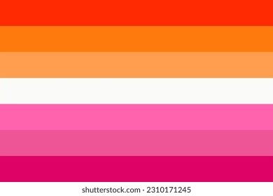 Lgbt Lesbian Pride Flag Rainbow Colorful Stock Vector Royalty Free Shutterstock