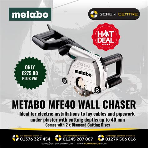 Metabo MFE40. Screw Centre: The Ultimate Source for Screws and Fixings