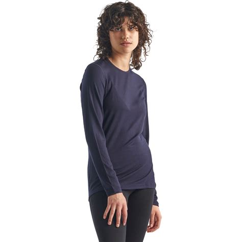 Icebreaker Merino 200 Oasis Long Sleeve Crewe Thermal Top Women