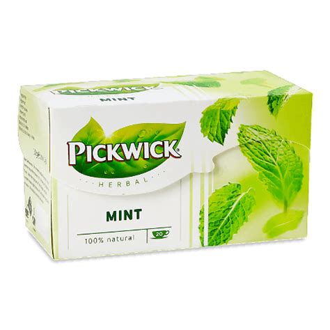 Чай Pickwick м'ятний 20*1,5г – онлайн-супермаркет «Сільпо»