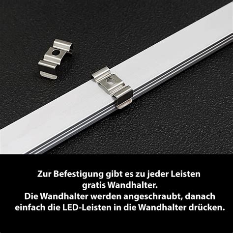 12V wasserfeste Aluminium LED Leiste weiß 100cm leds24