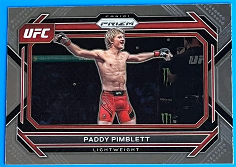 2023 Panini Prizm UFC Silver Base Card 87 Paddy Pimblett EBay