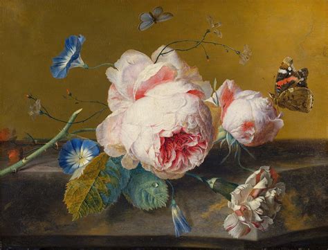 Jan Van Huysum Flower Still Life Art Print CANVASTAR