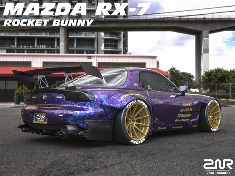 Mazda RX 7 Rocket Bunny On Behance