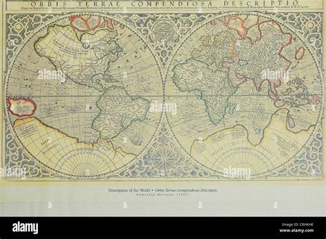 Mapa del Mundo Antiguo Fotografía de stock Alamy