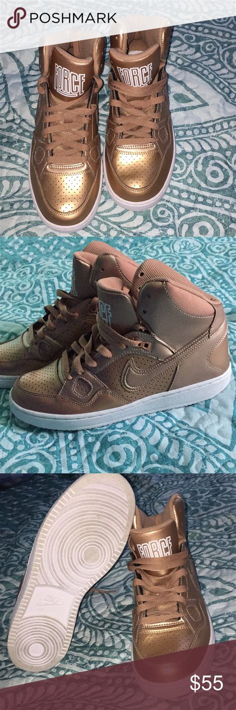 Rose Gold Nike High Tops Nike High Tops Nike High Rose Gold Nikes