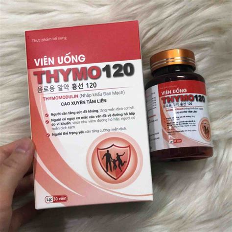 Viên uống THYMO 120 lọ 30 viên Cao xuyên tâm liên thymomodulin tăng