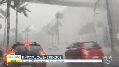 Bom Dia Região Temporal causa estragos nas cidades da Baixada