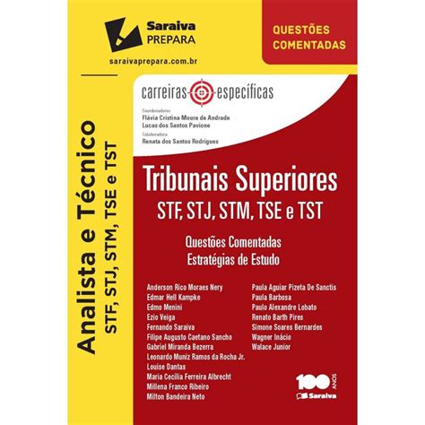 Livro Tribunais Superiores Stf Stj Stm Tse E Tst Edi O De