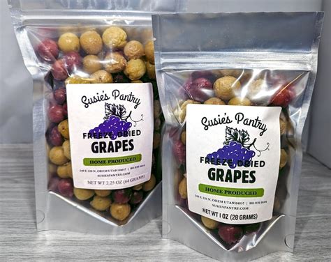 Freeze Dried Grapes Etsy