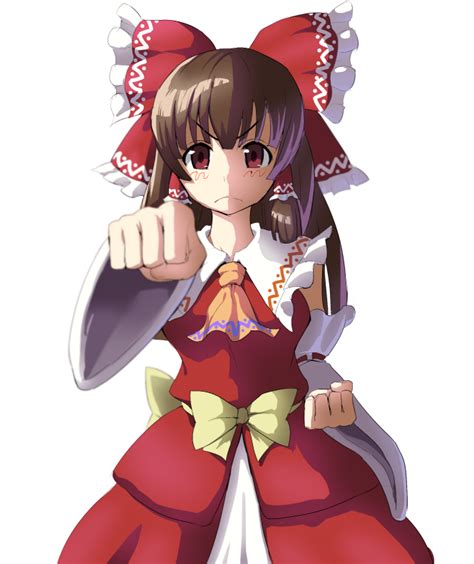 Hakurei Reimu And Kanna Touhou And 1 More Drawn By Majin Marcia