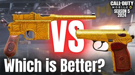 Machine Pistol Vs Dobvra Which Is Better Codm Gameplay Games Gamer